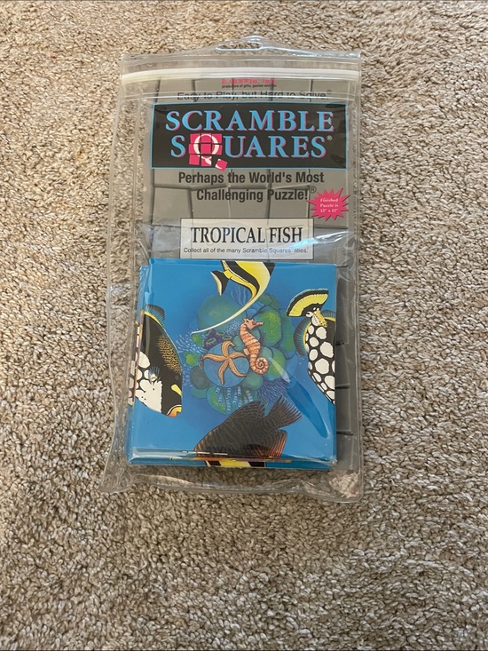 Other - Scramble Squares Tropical Fish Puzzle Pack - Blue